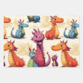 Dragon Kinder Inpakpapier Vel (Voorkant 3)