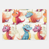 Dragon Kinder Inpakpapier Vel (Voorkant 2)