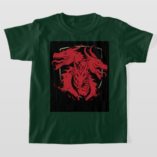 Dragon Kinderen Basic T-shirt (Laagn)