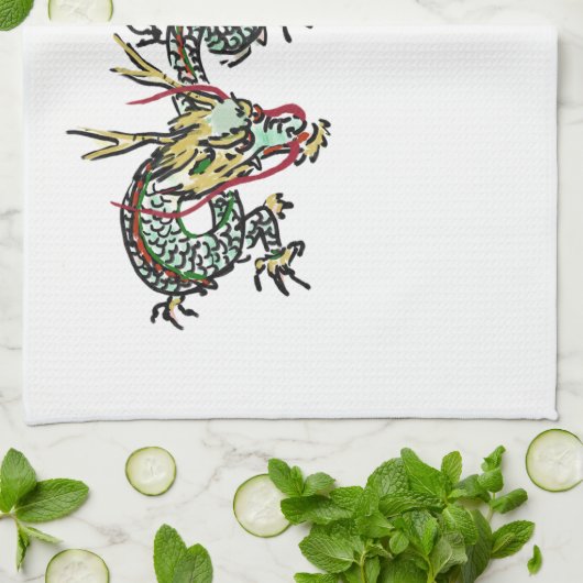 Dragon Kitchen Towel Theedoek (Gevouwen)