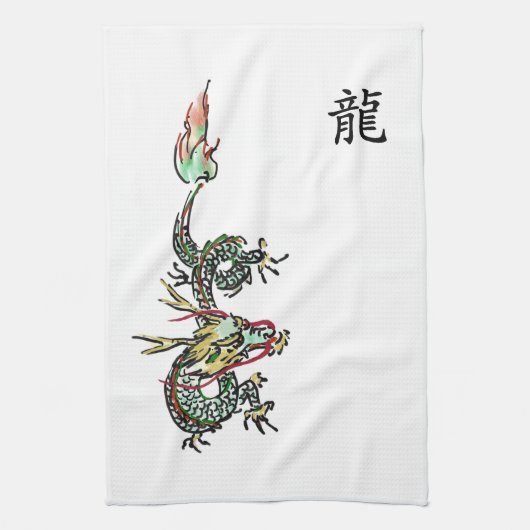 Dragon Kitchen Towel Theedoek (Verticaal)