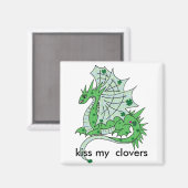 Dragon klaver magneet (Voorkant / Achterkant)