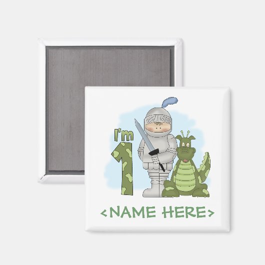 Dragon Knight 1st Birthday Magneet (Voorkant / Achterkant)