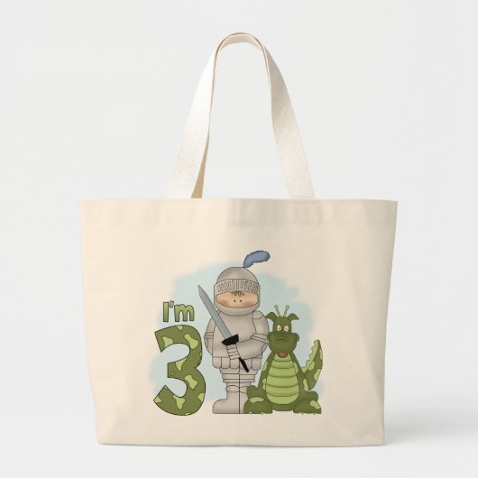 Dragon Knight 3rd Birthday Grote Tote Bag (Voorkant)