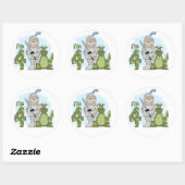 Dragon Knight 4th Birthday Ronde Sticker (Vel)
