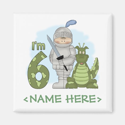 Dragon Knight 6th Birthday Magneet (Voorkant)
