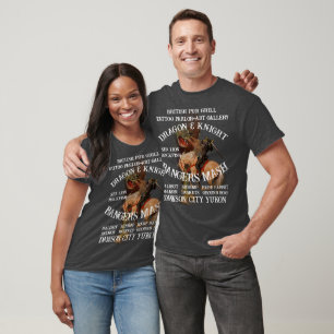 DRAGON KNIGHT BRITSE PUB DAWSON CITY YUKON T-SHIRT