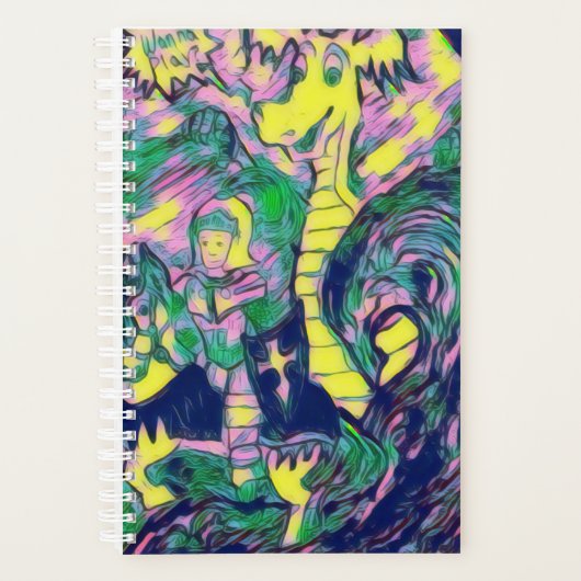 Dragon & Knight: een speelse avonturenplanner Planner (Voorkant)