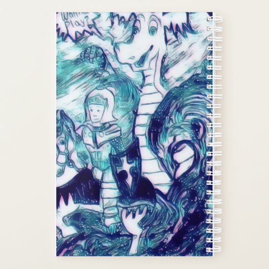 Dragon & Knight: een speelse avonturenplanner Planner (Achterkant)