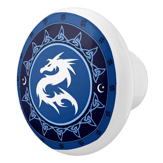 Dragon Knot 1 Keramische Knop (Rechts)