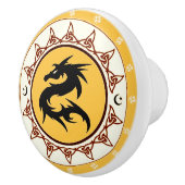 Dragon Knot 2 Keramische Knop (Rechts)