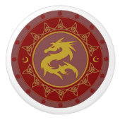 Dragon Knot 7 Keramische Knop (Voorkant)