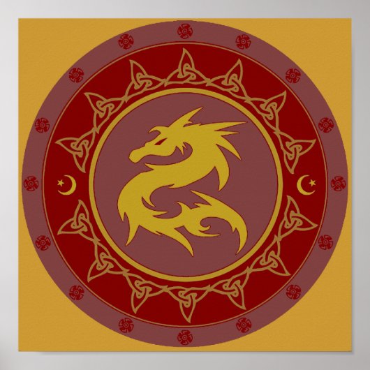 Dragon Knot 7 Poster (Voorkant)