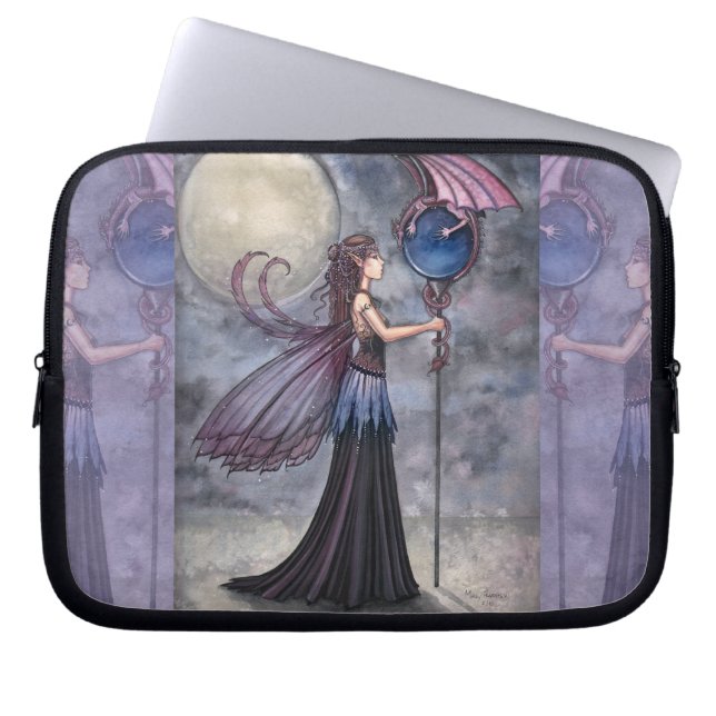 Dragon Knows All Fairy Laptop Sleeve Beschermer (Voorkant)