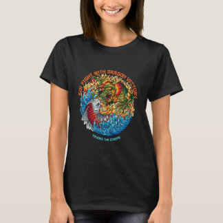 Dragon Koi Fight - Bold Urban Aesthetic T-shirt