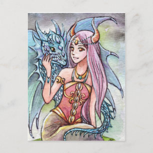 Dragon Lady Feestdagenkaart