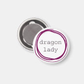 Dragon Lady Magneet (Voorkant / Achterkant)
