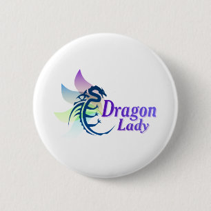Dragon Lady Ronde Button 5,7 Cm