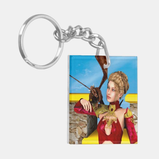 Dragon Lady Sleutelhanger (Voorkant Links)