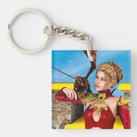 Dragon Lady Sleutelhanger (Voorkant)