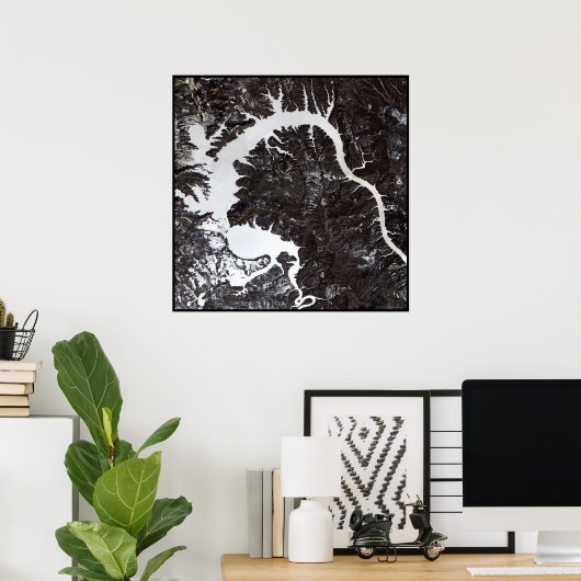 Dragon Lake Siberia Poster (Thuiskantoor)