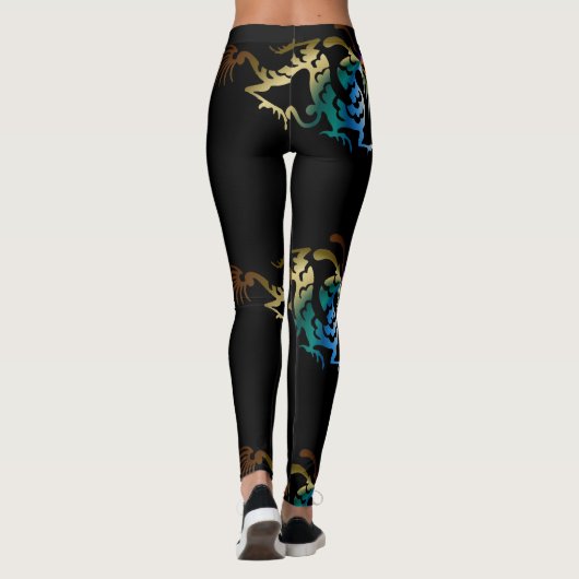 Dragon Leggings vrouwen (Achterkant)