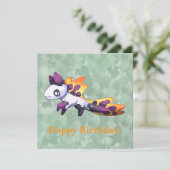 Dragon let’s Party  Kaart (Staand voorkant)