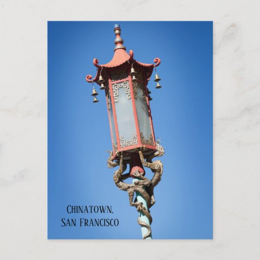 Dragon Light, Chinatown, San Francisco, CA Briefkaart (Voorkant)