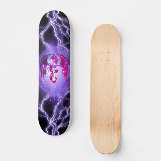 Dragon Lightning Persoonlijk Skateboard (Voorkant)