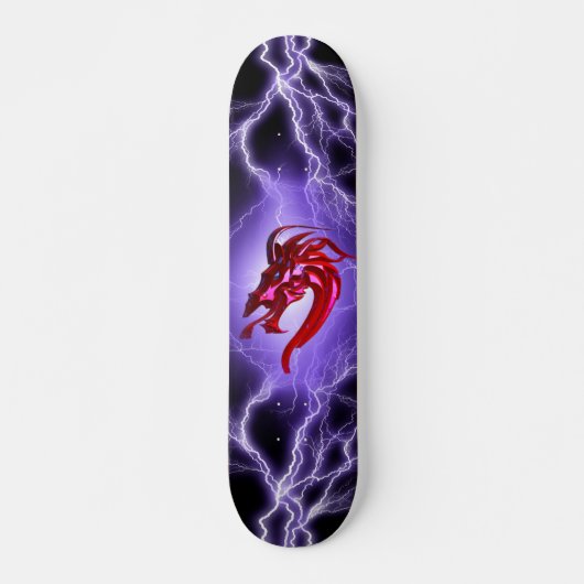 Dragon Lightning Persoonlijk Skateboard (Voorkant)