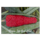 Dragon Lily Rood Zaad Hoofd Snijplank (Voorkant)