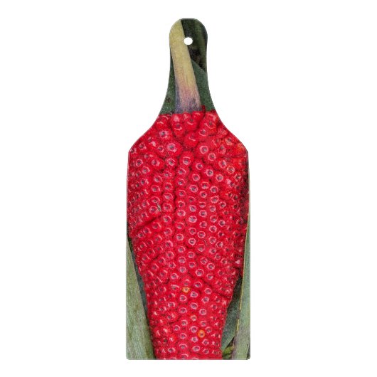 Dragon Lily Rood Zaad Hoofd Snijplank (Voorkant)