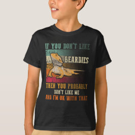 Dragon Lizard Beardies Lover  T-shirt