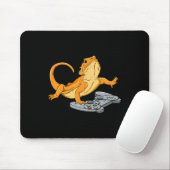 Dragon Lizard Gamer Videospel Gecko Muismat (Met muis)