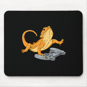 Dragon Lizard Gamer Videospel Gecko Muismat