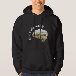 Dragon Lizard heeft crickets Reptile Pagona Hoodie