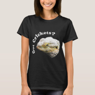 Dragon Lizard heeft crickets Reptile Pagona T-shirt