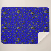 Dragon Lizard, Lge Sherpa Blanket Deken (Voorkant (horizontaal))
