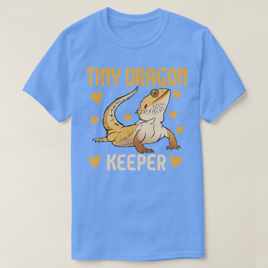 Dragon Lizard Tiny Dragon Keeper Herpetolo T-shirt (Design voorkant)