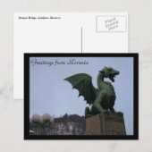 dragon ljubljana briefkaart (Voorkant / Achterkant)
