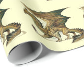 Dragon lopen cadeaupapier (Rol Hoek)