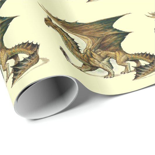 Dragon lopen cadeaupapier (Rol Hoek)