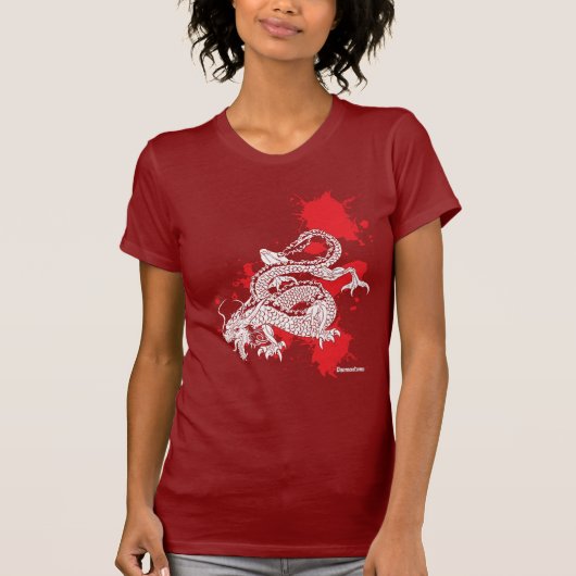 Dragon lopen t-shirt (Voorkant)