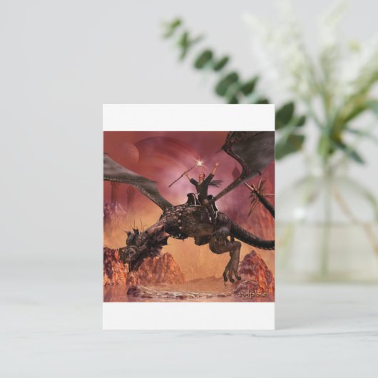 Dragon Lord Briefkaart (Staand voorkant)