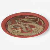 Dragon Lore - Art Nouveau Papieren Bordje (Gekanteld)