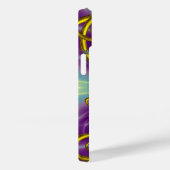 DRAGON LOVE, GOLD CELTIC KNOTS DRAGONS, Paars Case-Mate iPhone Case (Achterkant / Rechts)