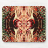 Dragon Love Heart Connection Mousepad Muismat (Voorkant)
