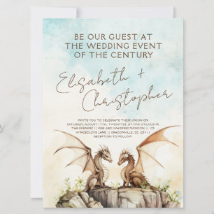 Dragon Love Invitation Kaart
