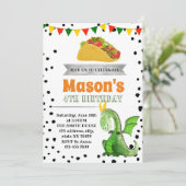 Dragon love tacos party kaart (Staand voorkant)