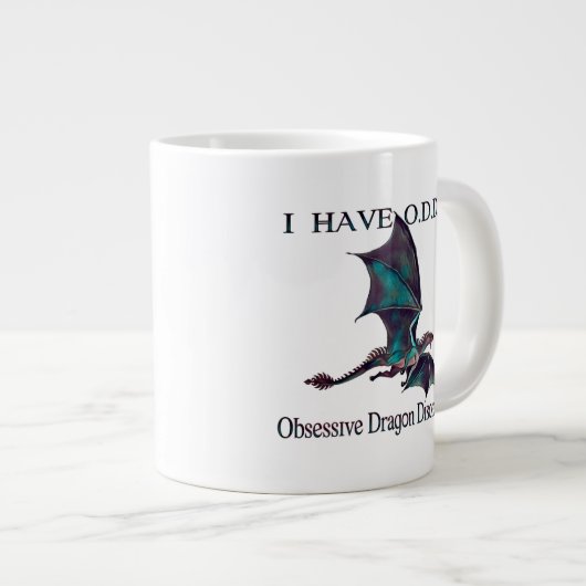 Dragon Lovers Mug Jumbo 20oz Grote Koffiekop (Voorkant rechts)